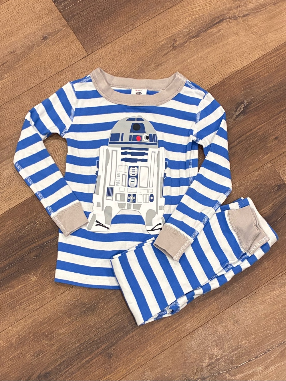 Hanna Andersson Star Wars R2-D2 Driod Pajamas Set Character Organic Matching 4T